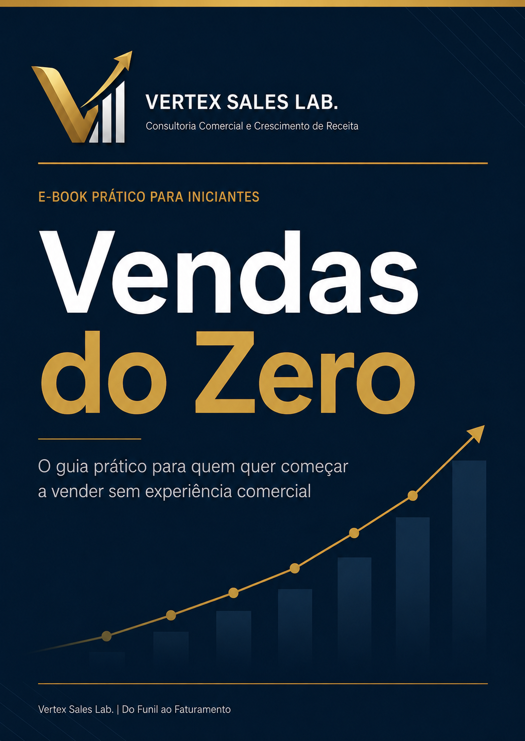 Capa oficial do e-book Vendas do Zero, da Vertex Sales Lab